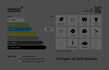 stahlo salzgitter Klassifizierungslaben C+ 